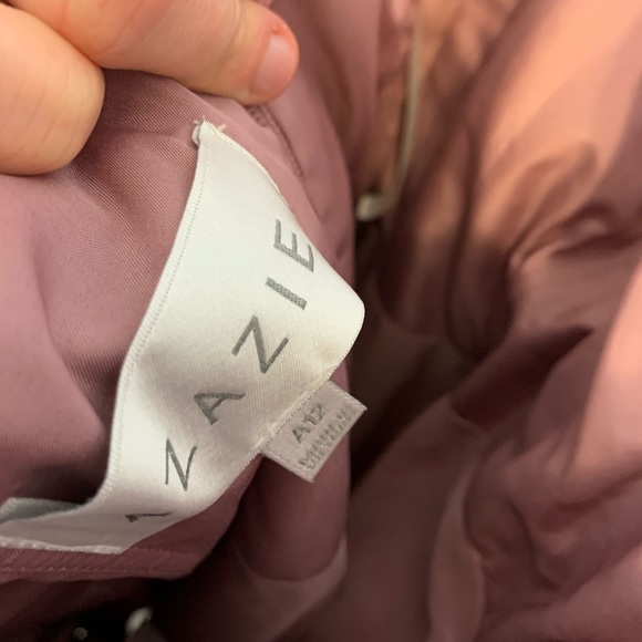 Dusty Rose Azazie Size 12 Bridesmaid Dress - Picture 4 of 7